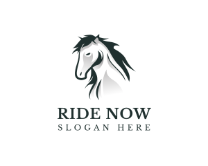 Elegant Horse Wildlife logo design