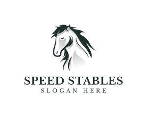 Horse Racing - Elegant Horse Wildlife logo design