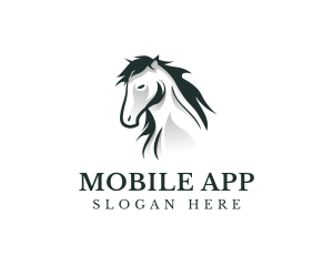 Wild Horse - Elegant Horse Wildlife logo design
