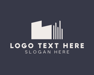 Warehouse - Industrial Storehouse Building logo design