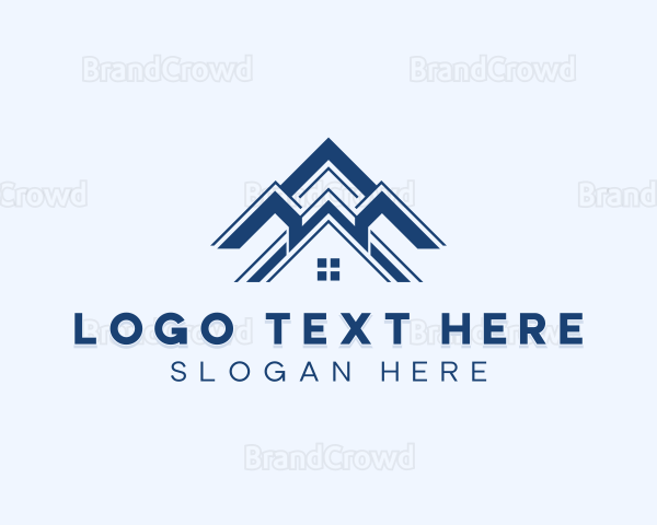 Roofing Residential Property Logo