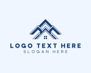 Roof - Roofing Residential Property logo design