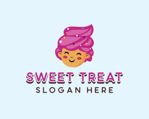 Sundae - Ice Cream Sundae Dessert logo design