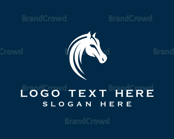 Horse Equestrian Stallion Logo