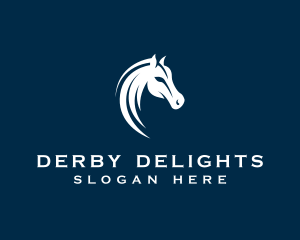 Derby - Horse Equestrian Stallion logo design