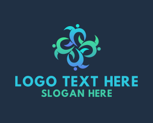 People - Community Support Group logo design