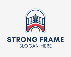 Truss - Harbour Bridge Structure logo design