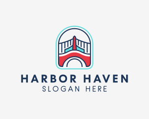 Harbour Bridge Structure  logo design