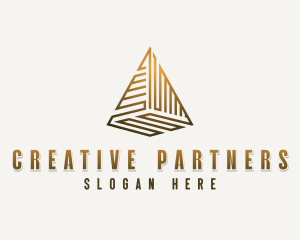 Creative Architect Pyramid logo design