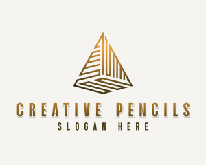 Creative Architect Pyramid logo design