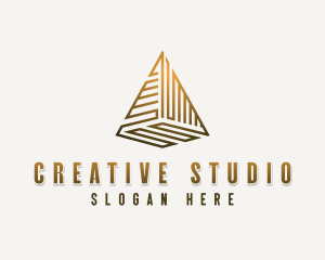 Creative Architect Pyramid logo design