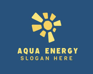 Solar Renewable Energy logo design