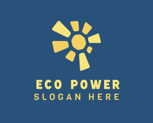 Renewable - Solar Renewable Energy logo design