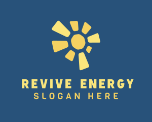 Solar Renewable Energy logo design