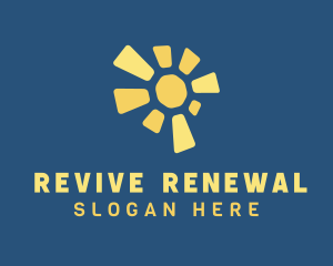 Solar Renewable Energy logo design