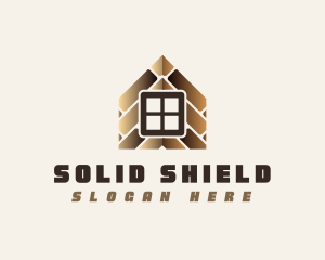 Wall - Wooden Tile House logo design