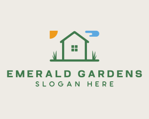 House Lawn Garden logo design