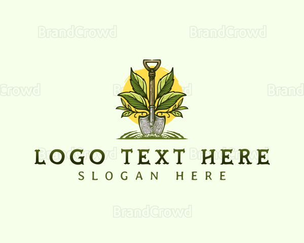 Eco Shovel Plant Logo