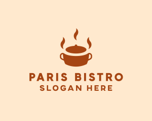 Brown Hot Pot logo design