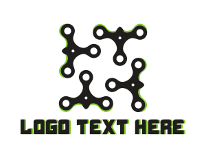Technology - Black Drones Technology logo design