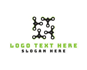 Fidget - Aerial Drone Technology logo design
