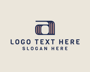 Architect - Retro Letter A Company logo design