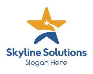 Sky - Sky Shooting Star logo design