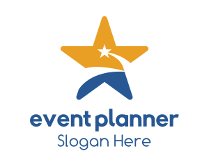 Planetarium - Sky Shooting Star logo design