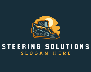 Construction Builder Excavator logo design