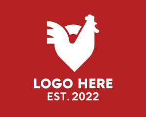 Culinary - Chicken Restaurant GPS logo design