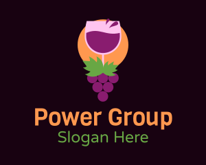 Wine Grape Farm Logo