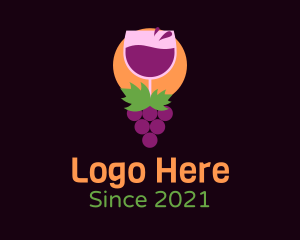 Orchard - Wine Grape Farm logo design