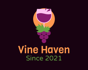 Wine Grape Farm logo design