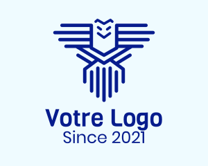 Agency - Geometric Wing Bird logo design