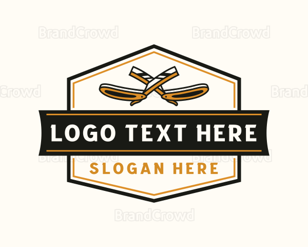 Razor Blade Barber Logo