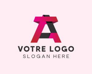 3D Modern Letter A  Logo