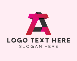 3D Modern Letter A  Logo