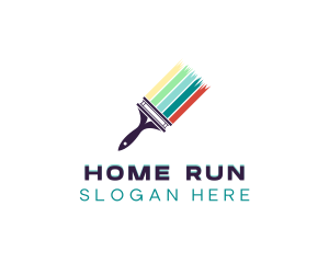 Painting Home Renovation logo design