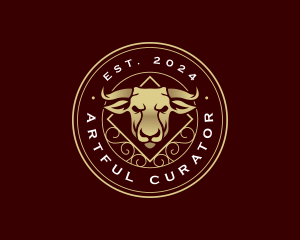 Bull Cow Ranch logo design