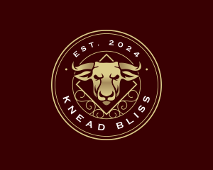 Bull Cow Ranch logo design