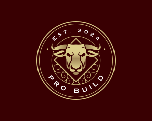 Bull Cow Ranch logo design