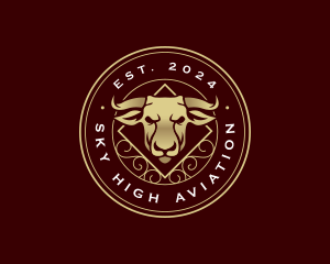 Bull Cow Ranch logo design