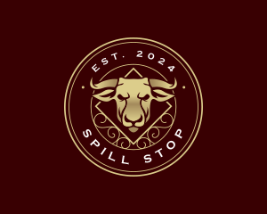 Bull Cow Ranch logo design