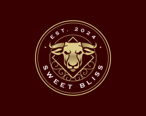 Bull Cow Ranch logo design