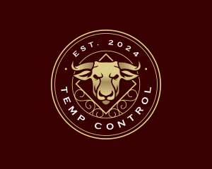 Bull Cow Ranch logo design