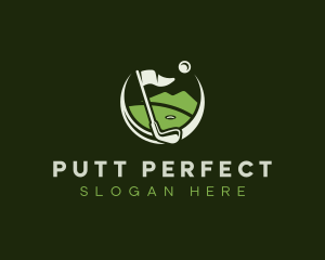 Putt - Golf Club Sport logo design