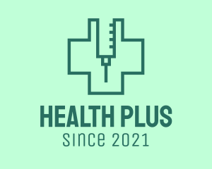 Vaccine Health Cross logo design