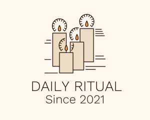 Ritual Pillar Candle logo design