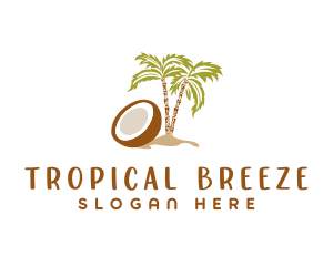 Filipino - Coconut Tree Island logo design