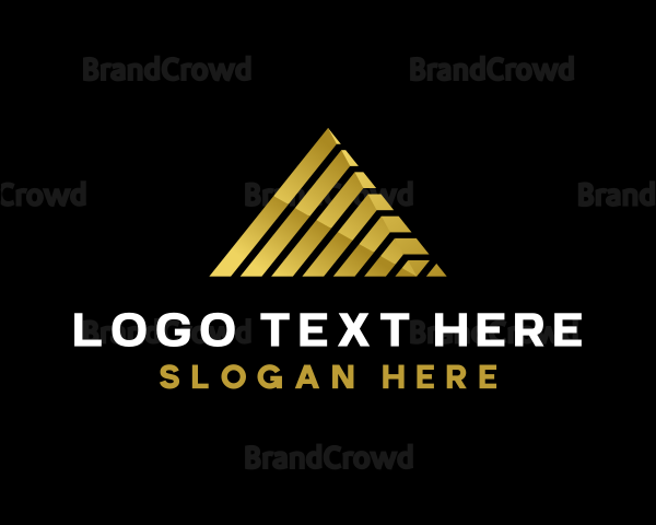 Luxury Pyramid Marketing Logo